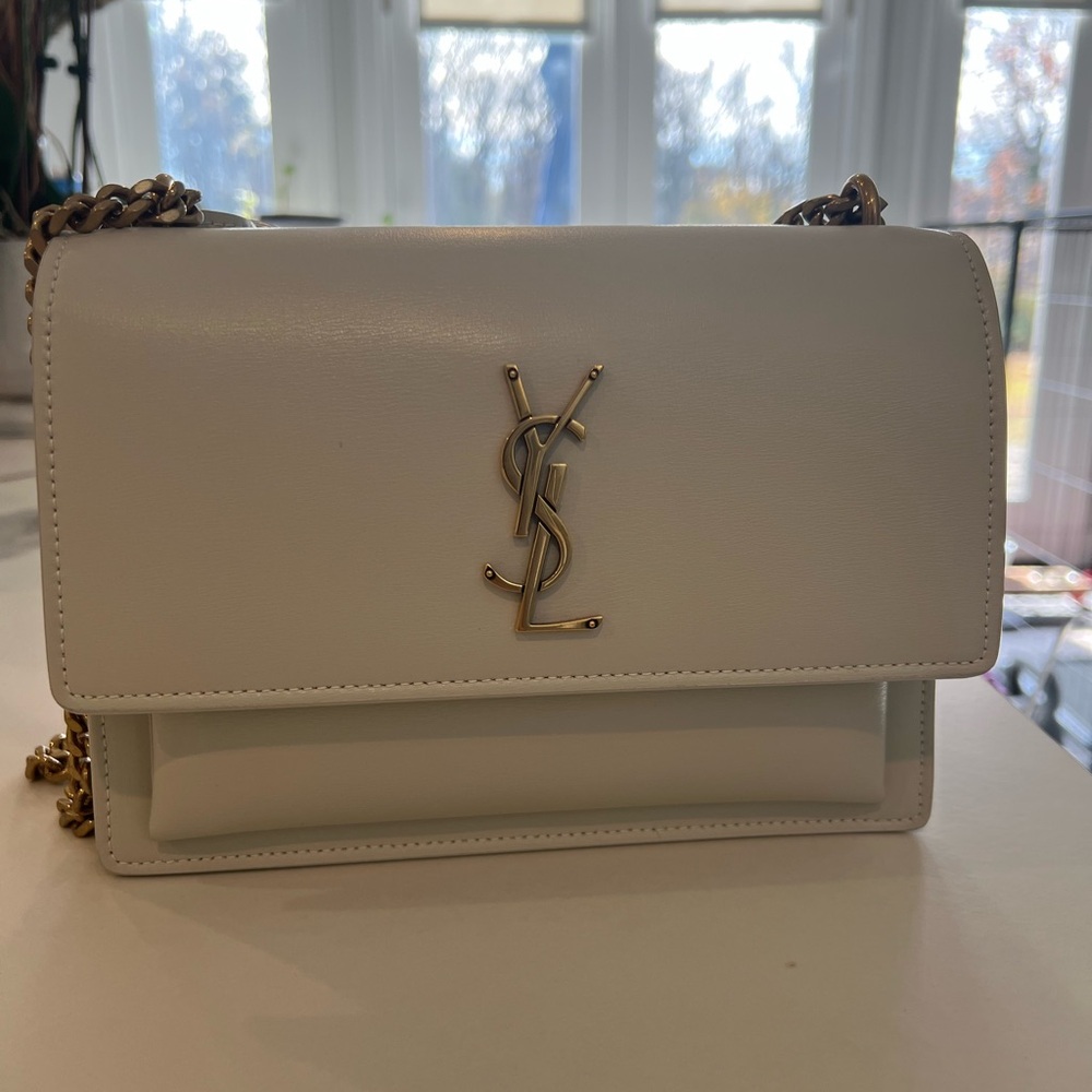Yves Saint Laurent Sunset Leather Chain Bag